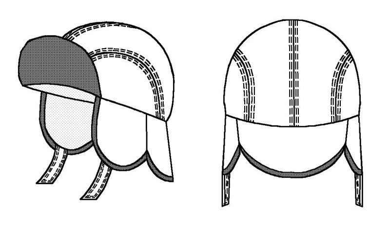 Ушанка лекала