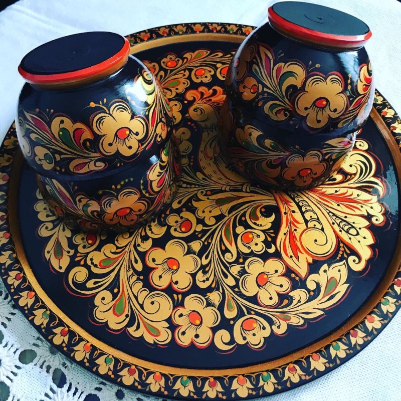 Хохломская роспись Золотая Хохлома
