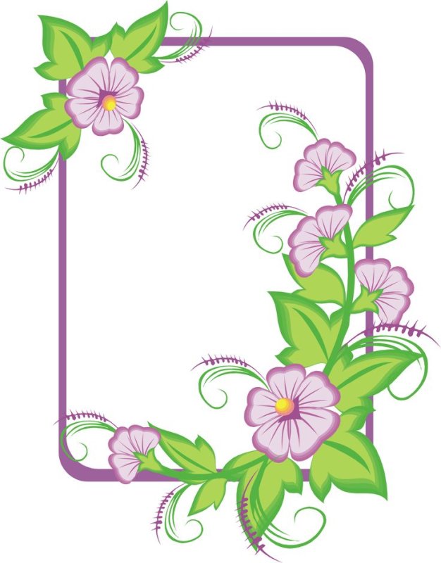 Цветочная рамка