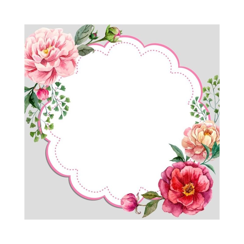 Рамка с цветами