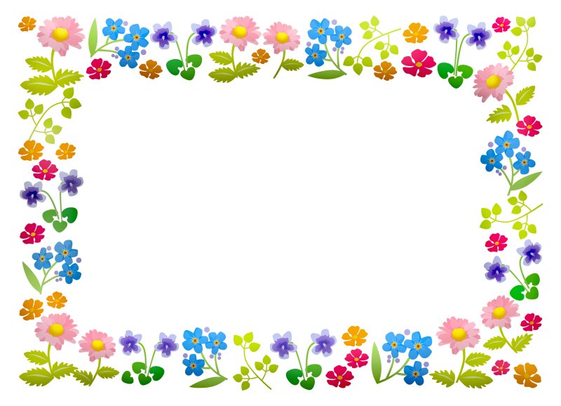 Рамка из цветов