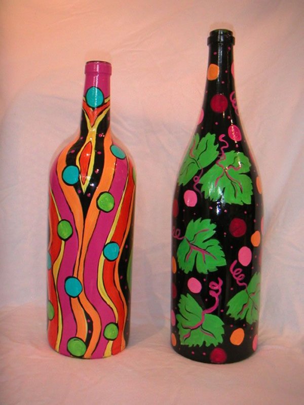 Разрисованные бутылки