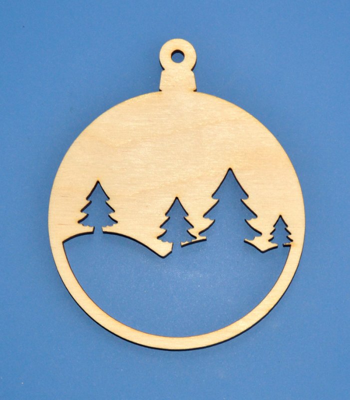 Деревянные игрушки на елку