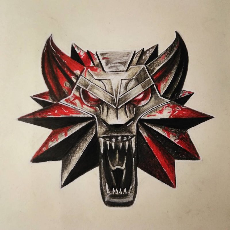 Ведьмачий медальон ведьма 3