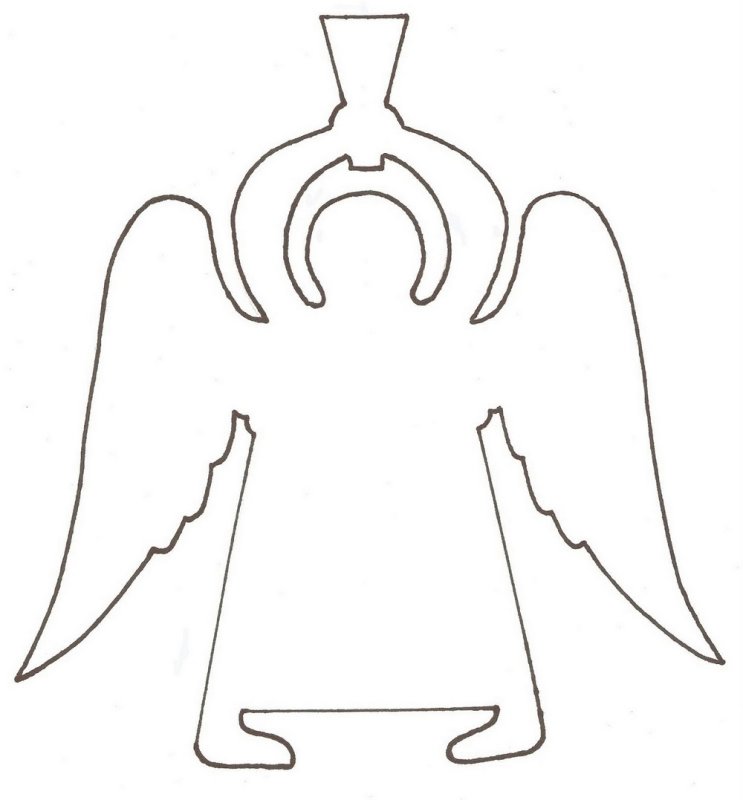 Ёлочные игрушки своими руками из бумаги ангелочки схемы