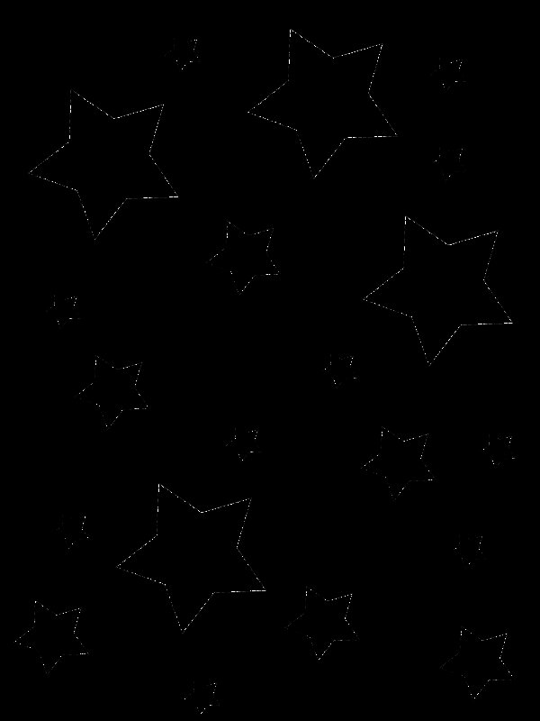 Трафарет звезды