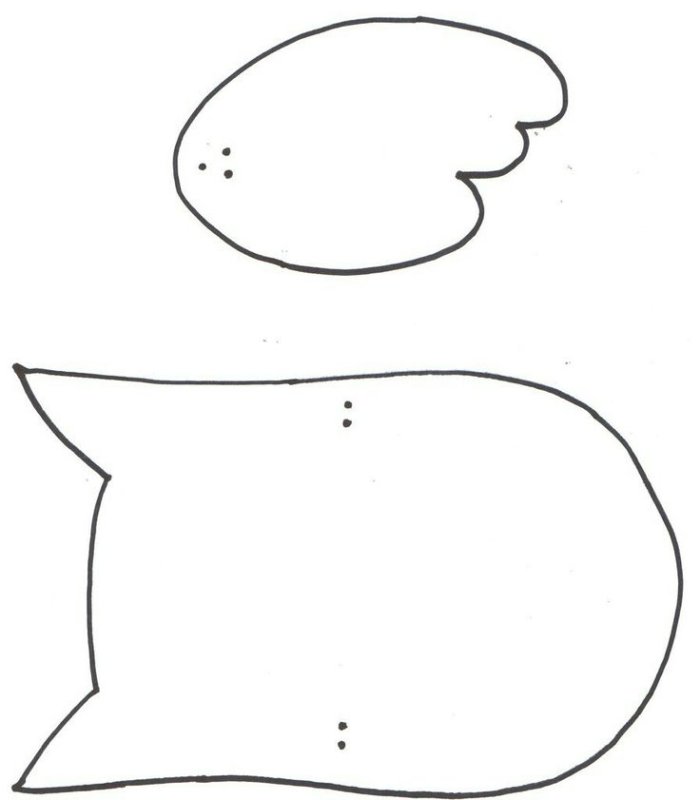 Подвижная игрушка Сова из картона