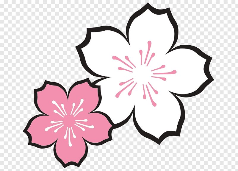 Трафарет цветочка