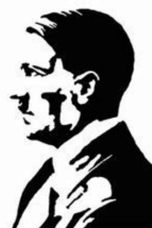 Адольф Гитлер трафарет