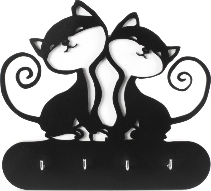 Ключница настенная "кошки"