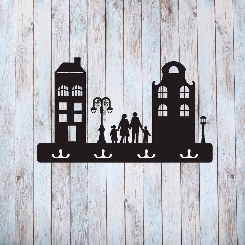 Ключница вектор DXF