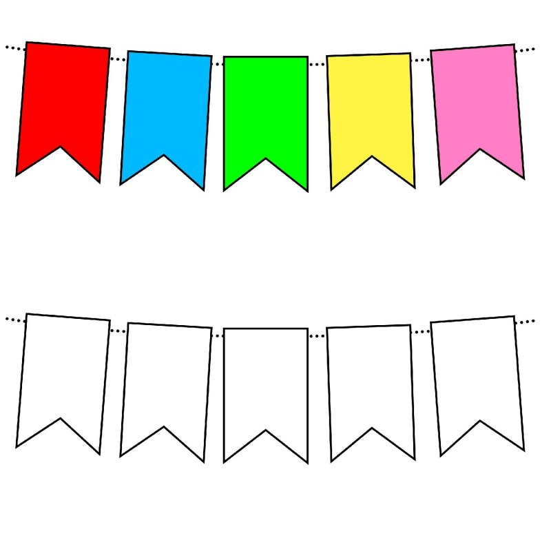 Праздничные флажки