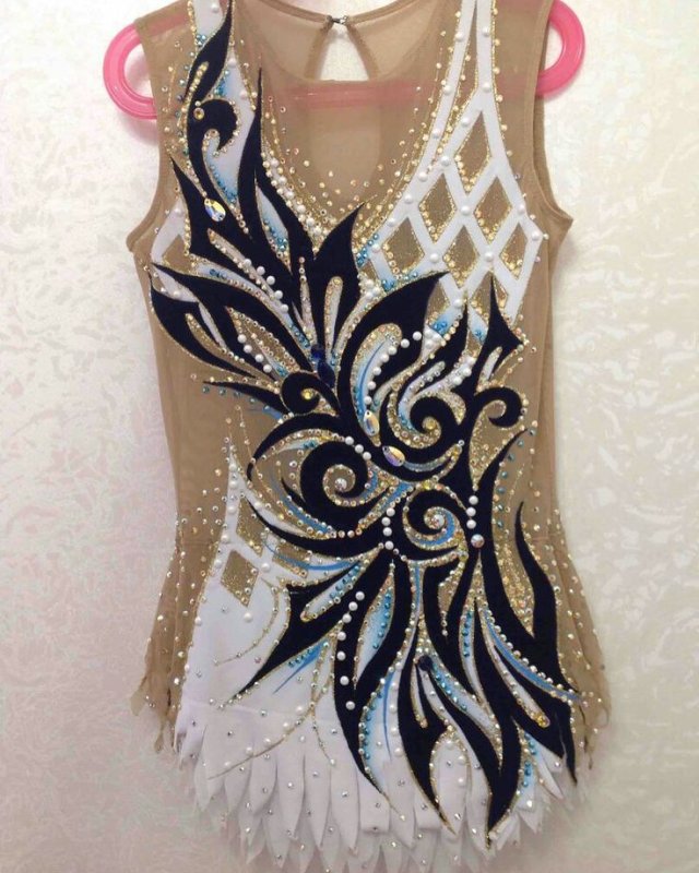 Орнамент для гимнастического купальника