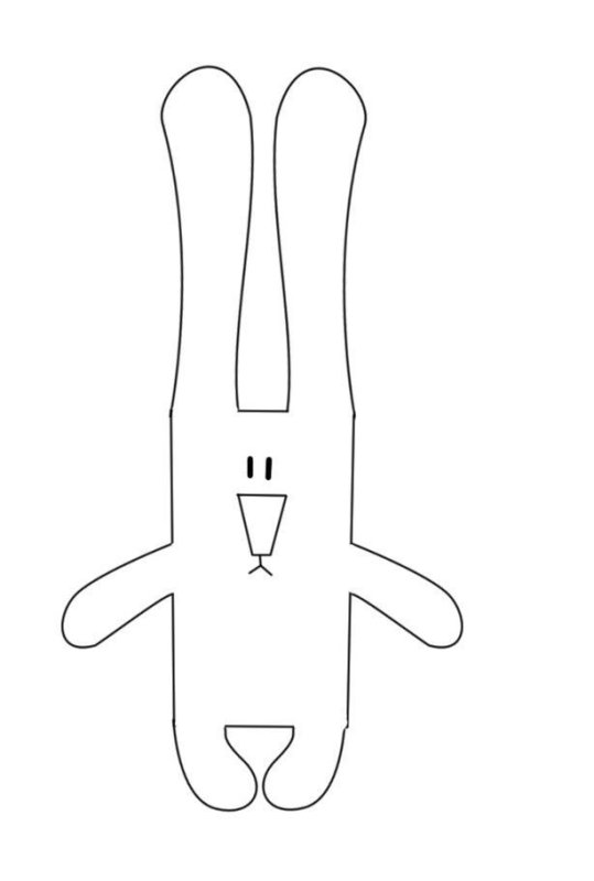 Трафарет для шитья мягкой игрушки