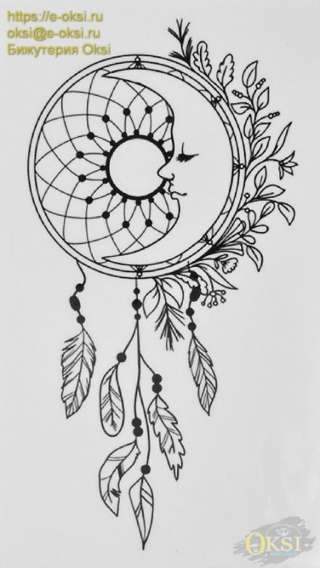 Ловец снов рисунок карандашом