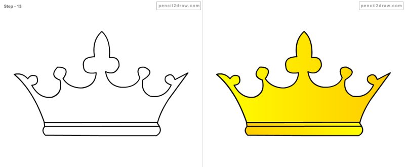 Корона контур