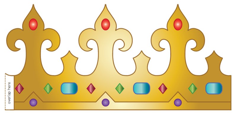 Корона для склеивания