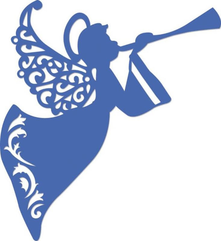 Ангелочек силуэт