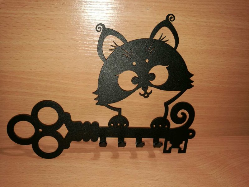 Вешалка для ключей из металла