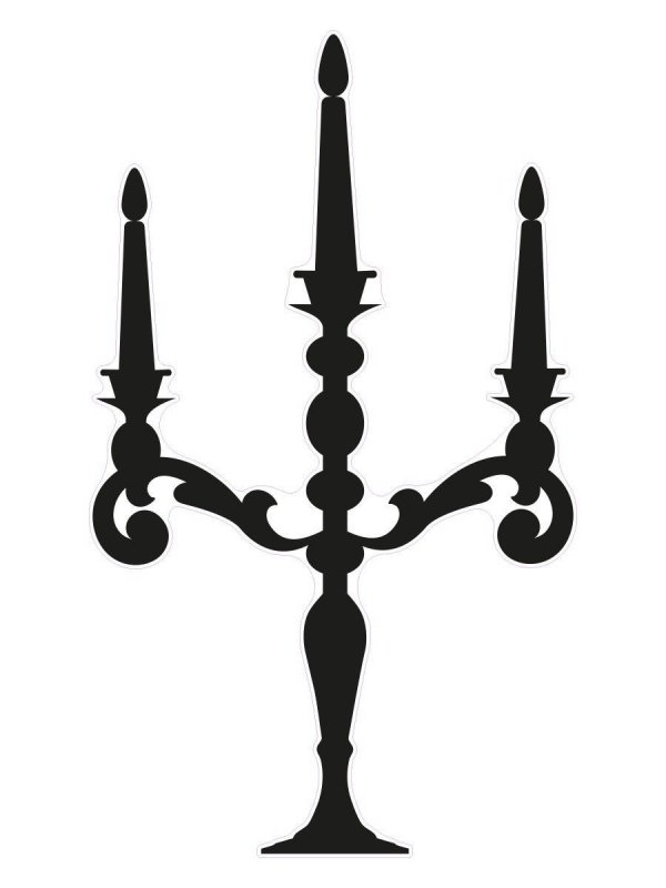 Подсвечник силуэт