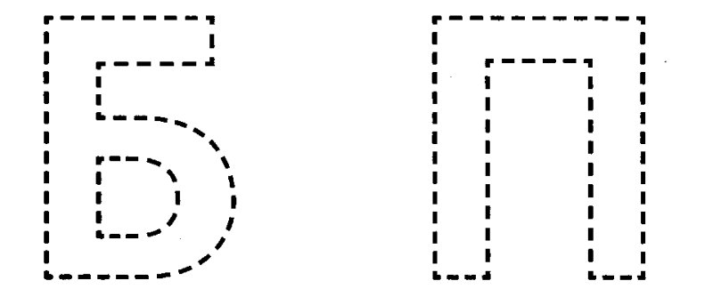 Буква б пунктиром для детей