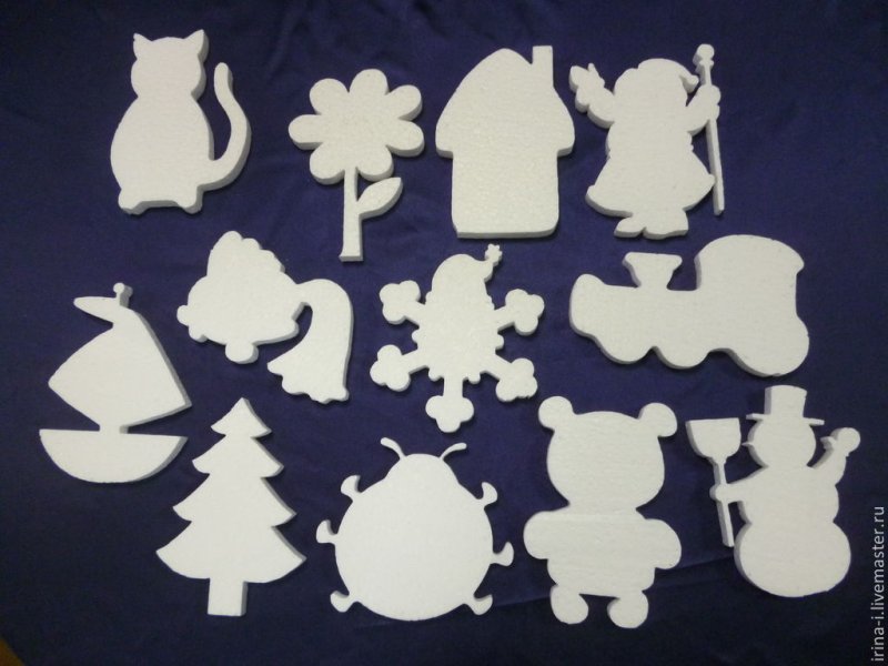 Игрушки из пенопласта