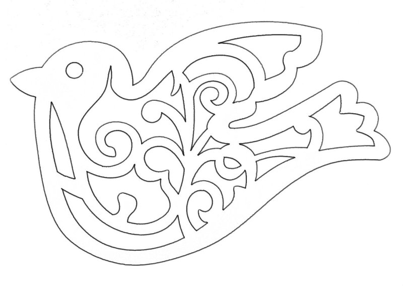 Узоры для вырезания на окна