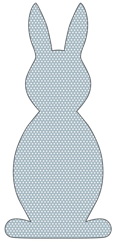 Пасхальный заяц Тильда выкройка