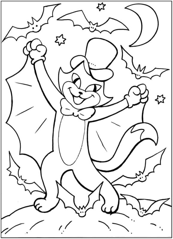 Бременские музыканты разукрашка