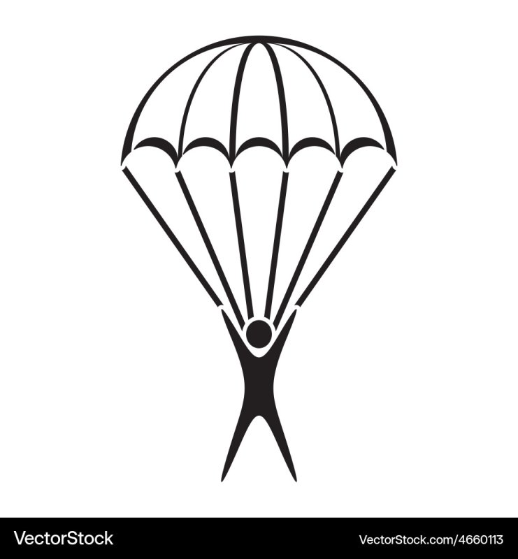 Парашют шаблон