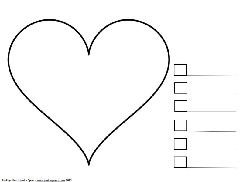 Сердечко шаблон