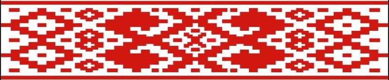 Узор на флаге Белоруссии