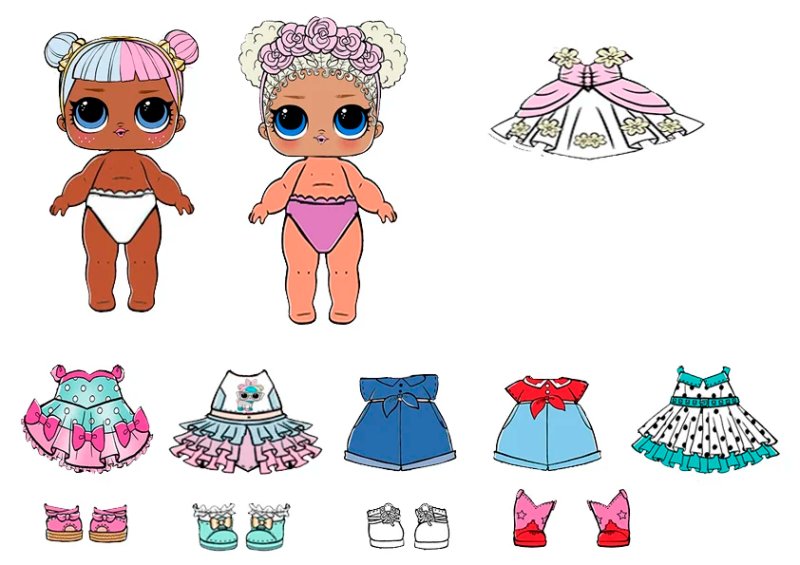ЛОЛ Одевашки куколки ЛОЛ