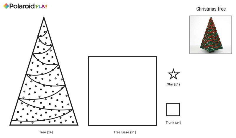 Елка для 3д ручки