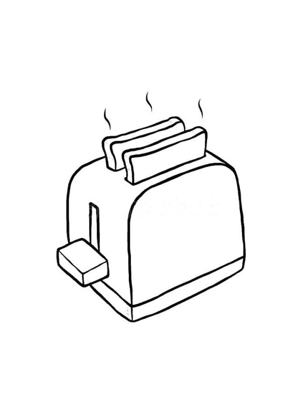 Тостер с трафаретом