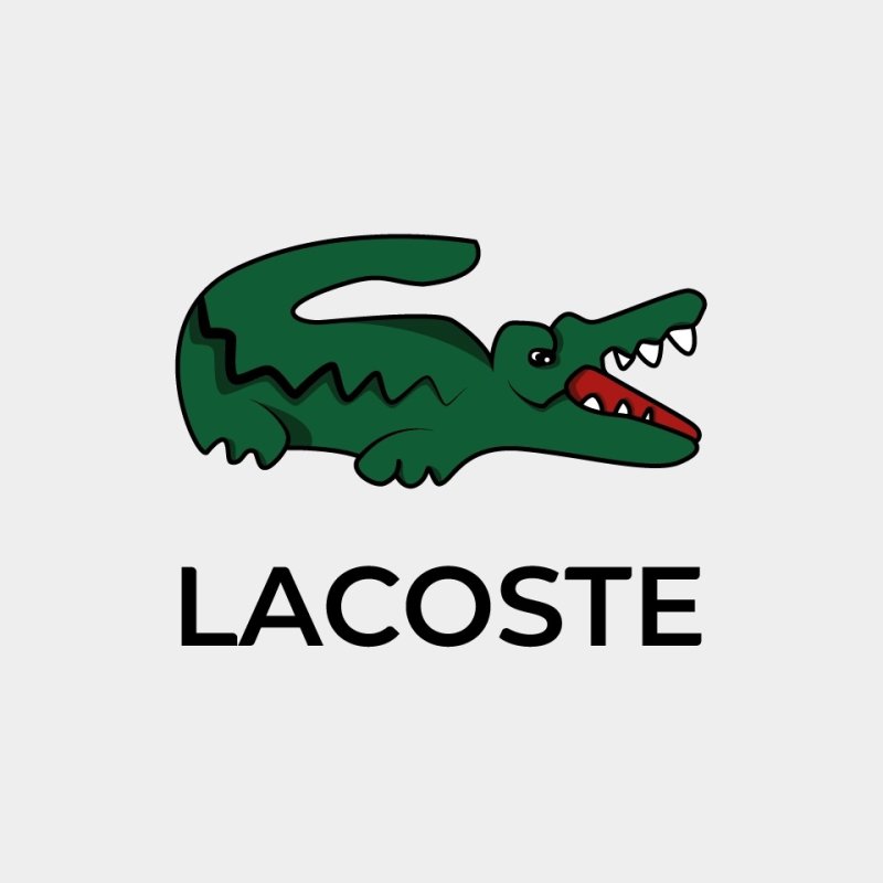 Крокодил лакосте