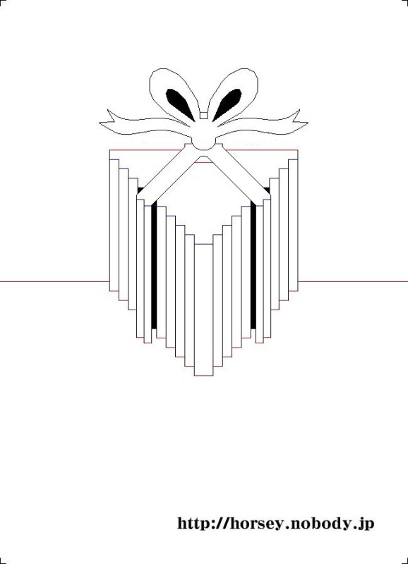 Шаблоны объемных открыток