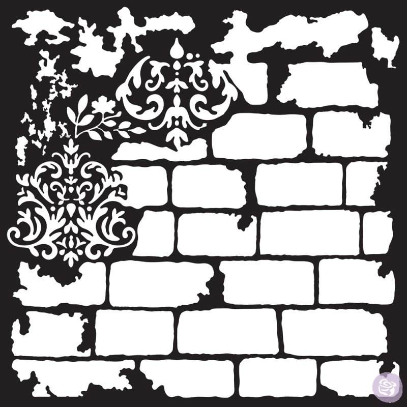 Трафарет для декоративного кирпича