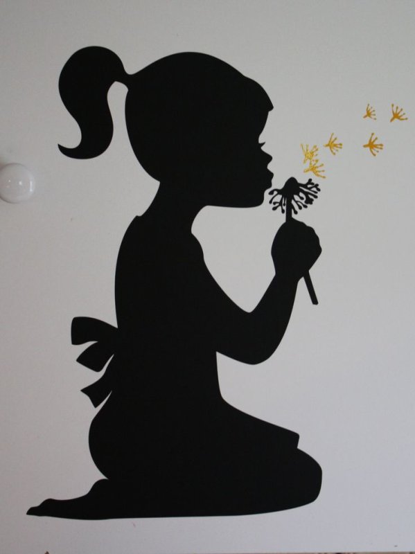 Вытынанка девушка