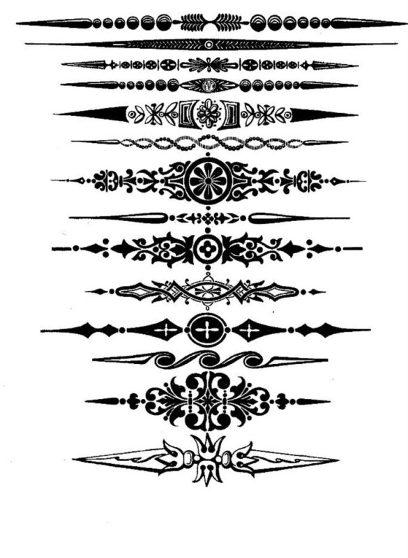 Векторные узоры для нард