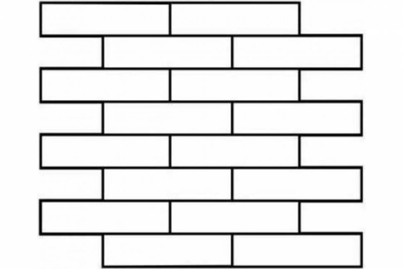 Кирпичики шаблон для печати