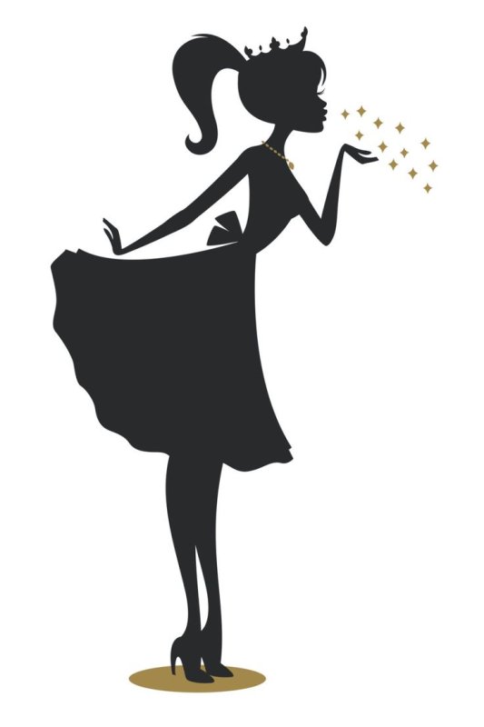 Силуэт принцессы