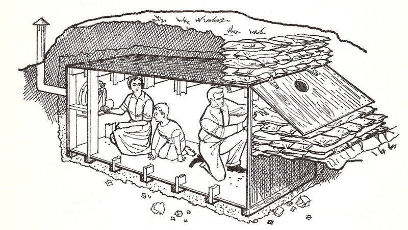 Землянка схрон