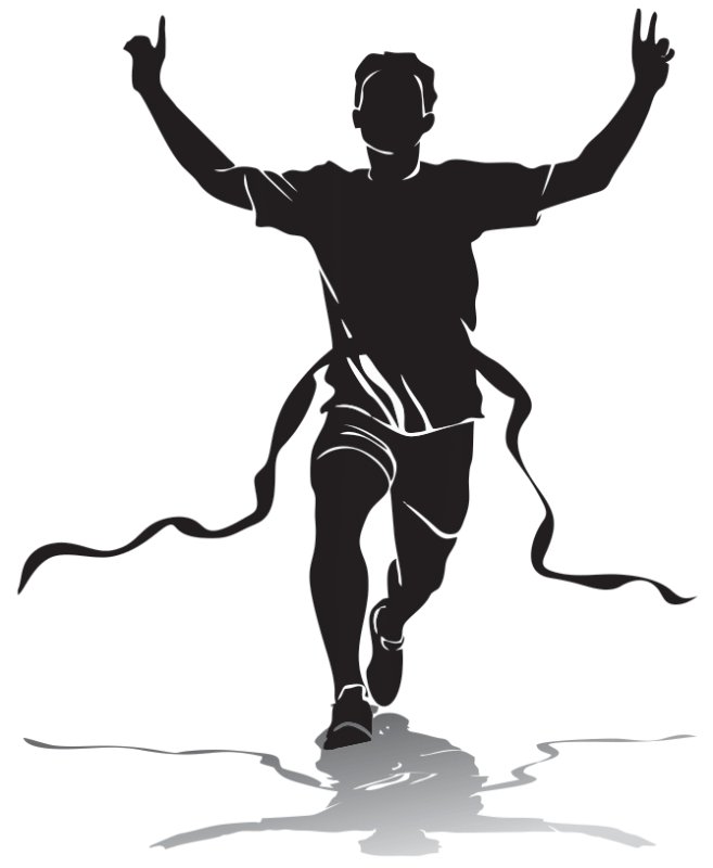 Силуэт спортсмена