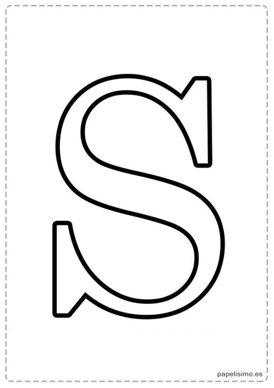 Буквы для вырезания