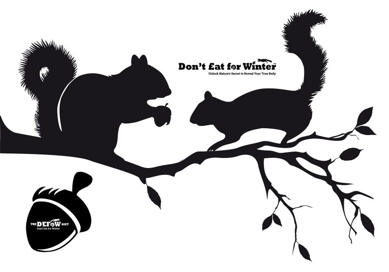 Трафарет белочки