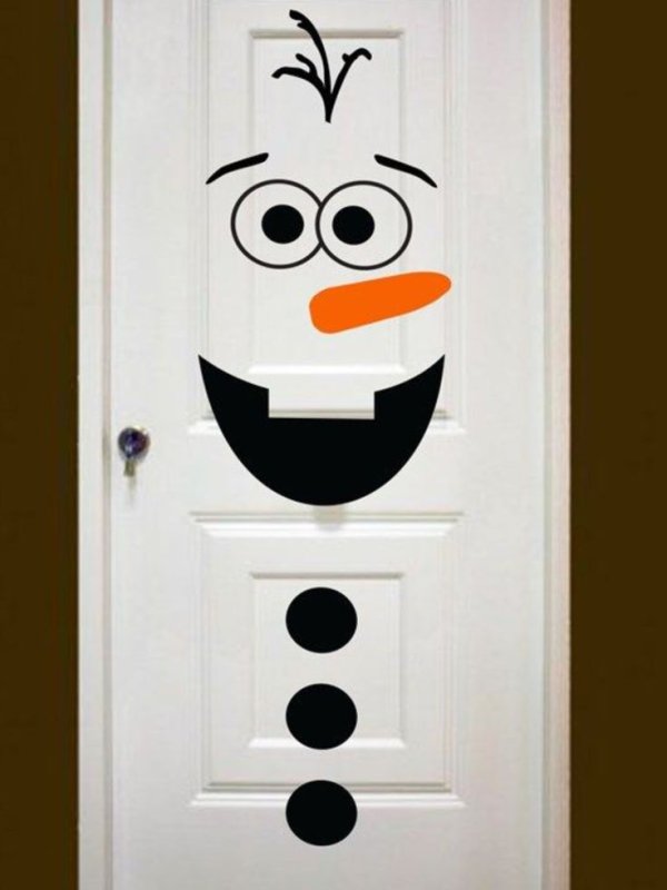 Украшение двери