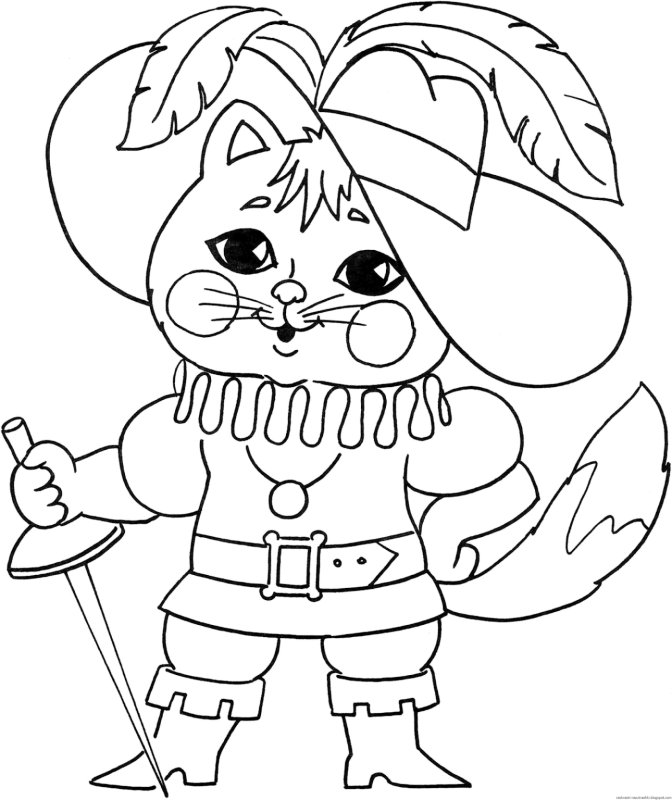 Раскраска сказочные герои для детей