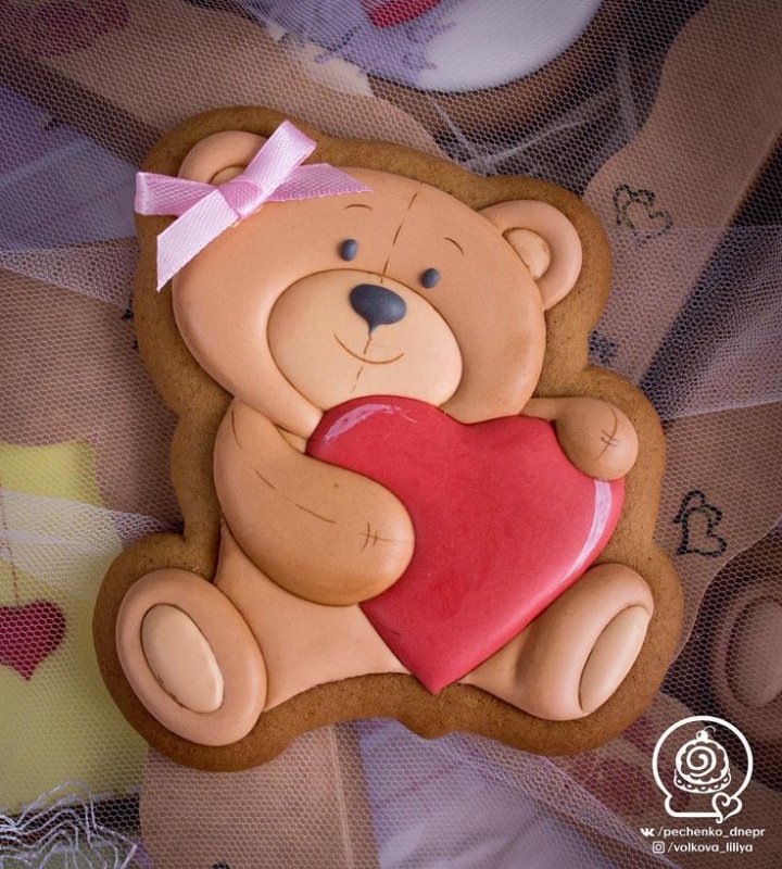 Имбирный пряник мишка Тедди