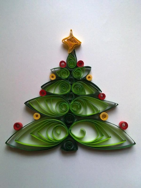 Новогодний квиллинг